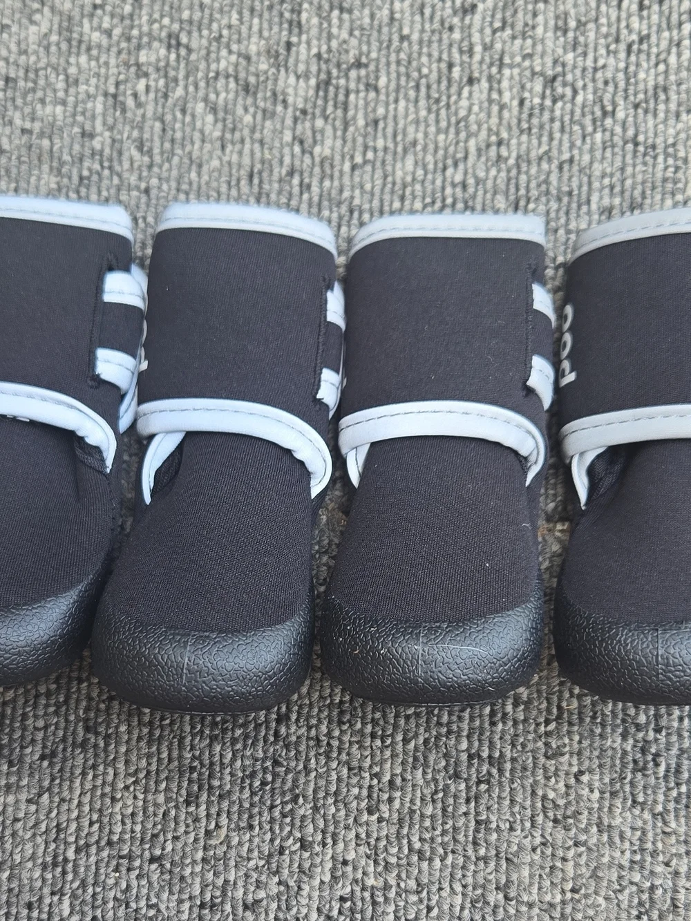 Black Dog Velcro Slip-On Shoes